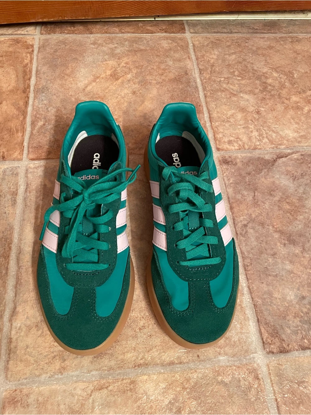adidas Barreda Decode Sneaker - Collegiate Green/White - Picture 3 of 9